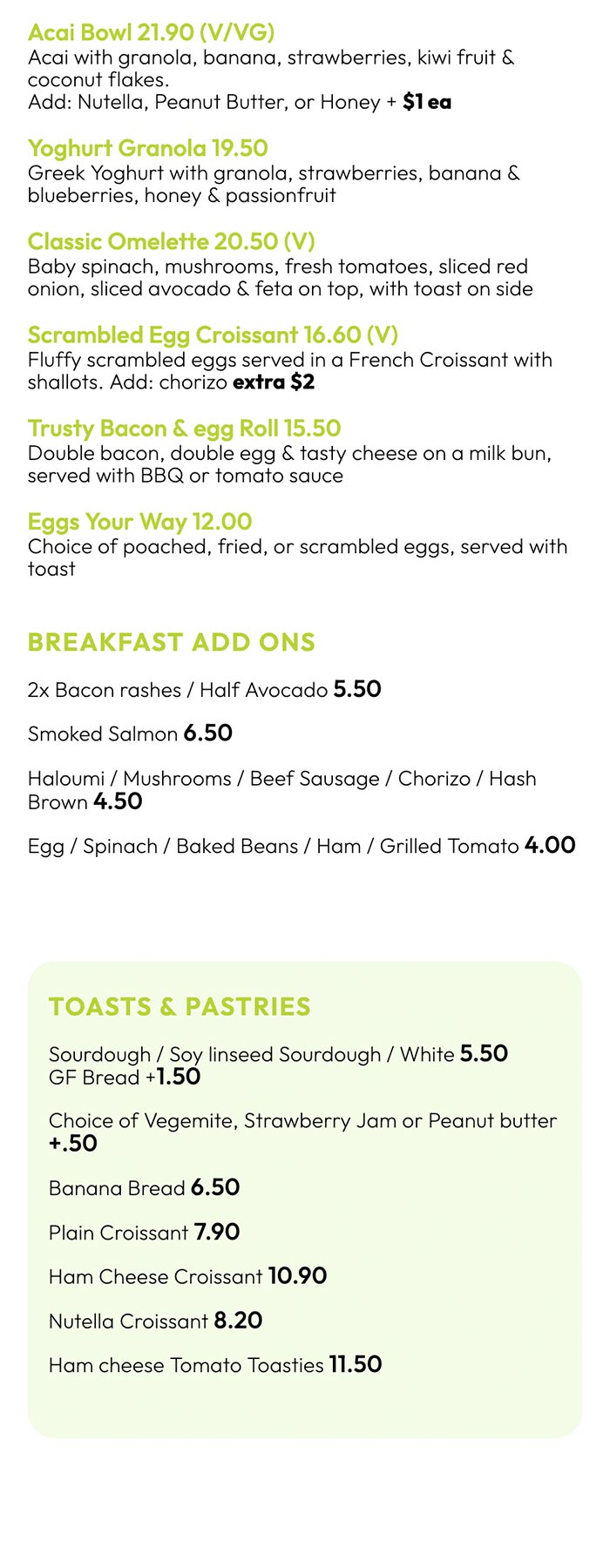 Cafe Milestone Coogee